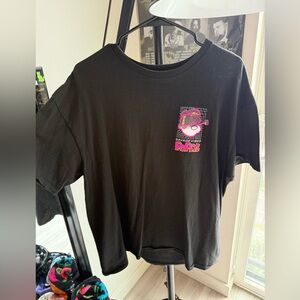 Pop Eyes Black Graphic T-Shirt